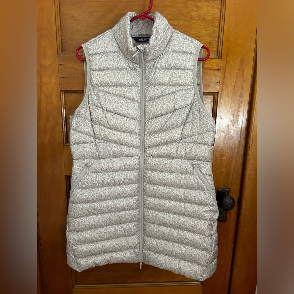 Lands End lightweight down vest